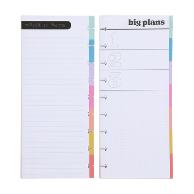 Happy Brights - Dashboard Classic Half Sheet Filler Paper - 60 Sheets