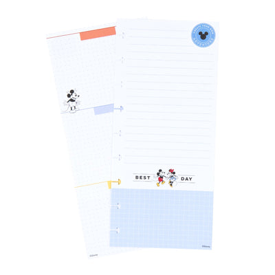Mickey and Minnie Best Day Skinny Classic Filler Paper - Daily To-do's