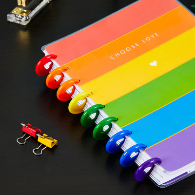 Medium Plastic Discs - Pride Rainbow