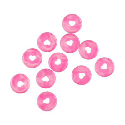 Berry Pink Swirl - Medium Plastic Disc Set