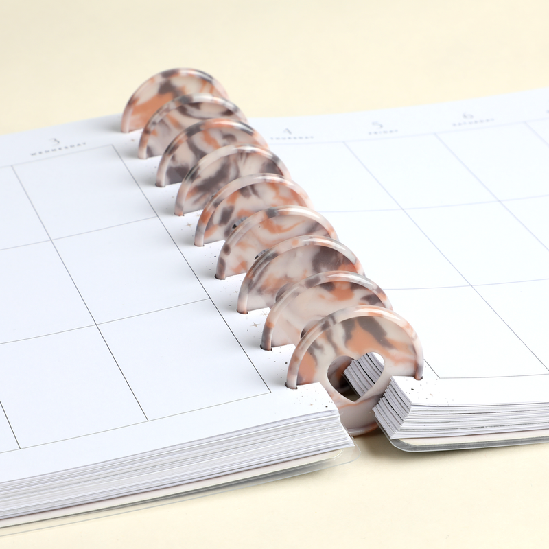 Glossy Tortoise Expander Plastic Disc Set Happy Planner glossy-tortoise-expander-plastic-disc-set-happy-planner