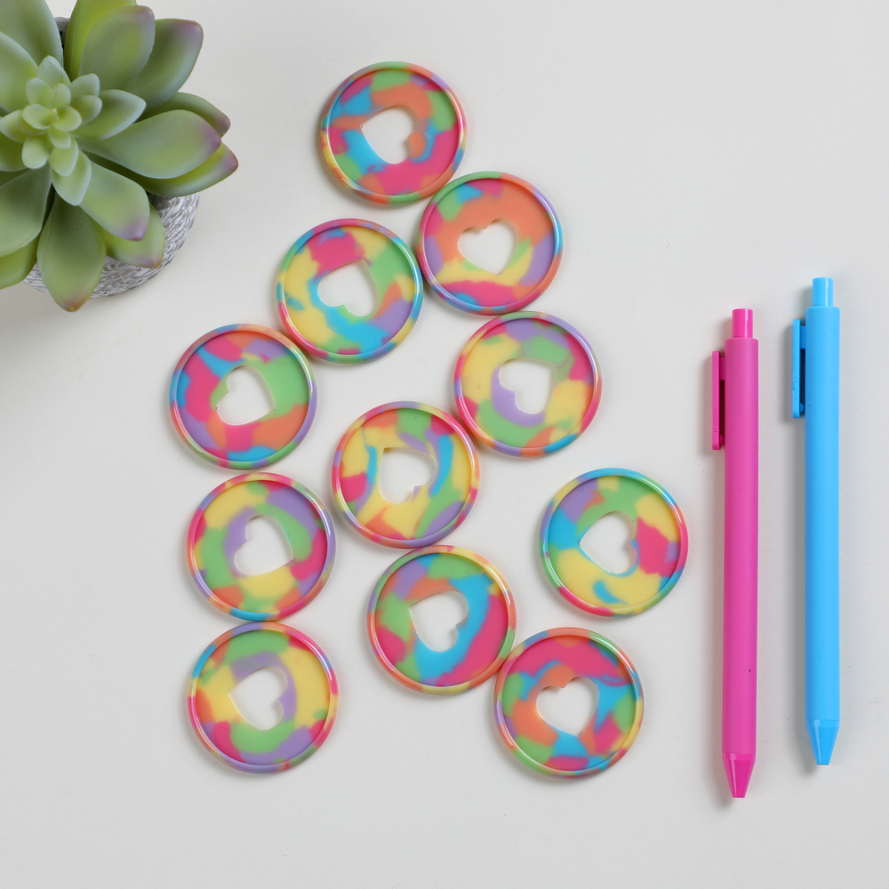 Glossy Sherbert - Expander Plastic Disc Set – Happy Planner