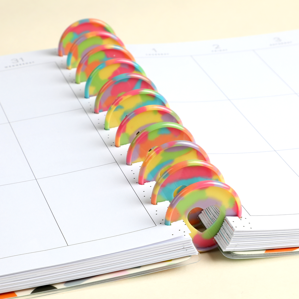 Glossy Sherbert - Expander Plastic Disc Set – Happy Planner