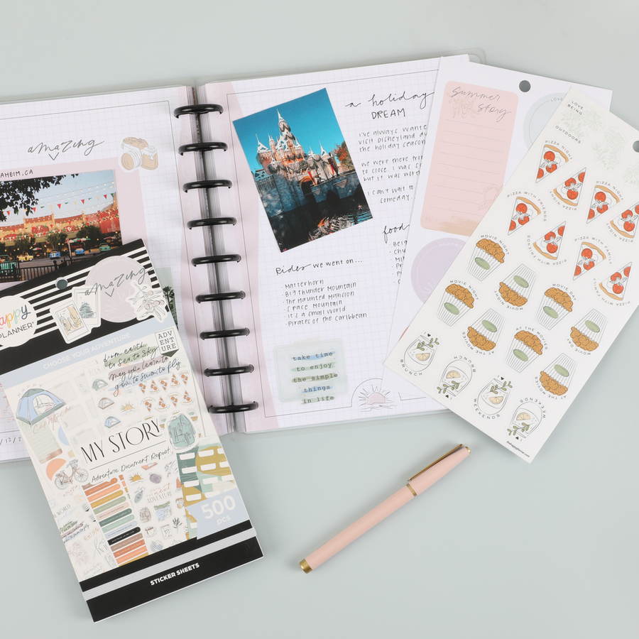 Brand new Plan With Love, Be Happy box popular by Happy Planner