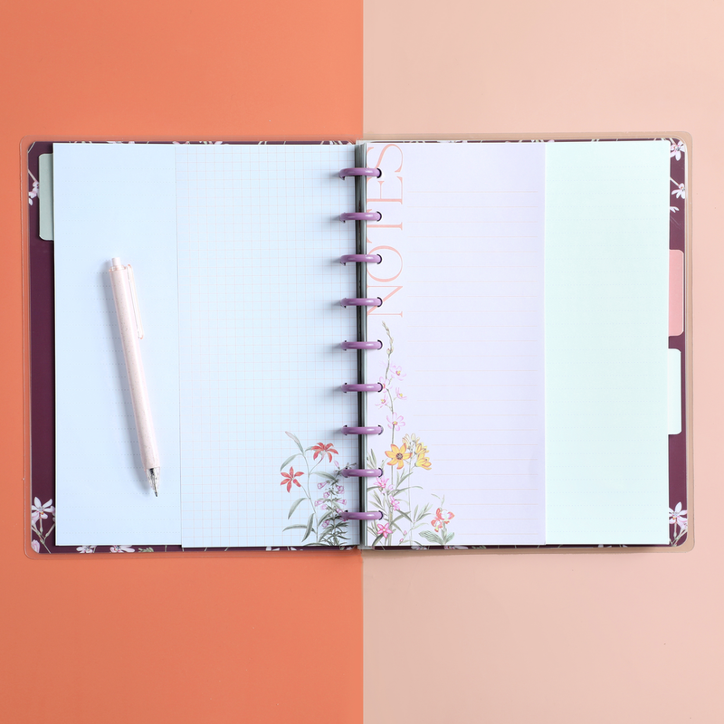 Spring Botanicals Bundle - Notebook + Accessories + Stickers – Happy ...