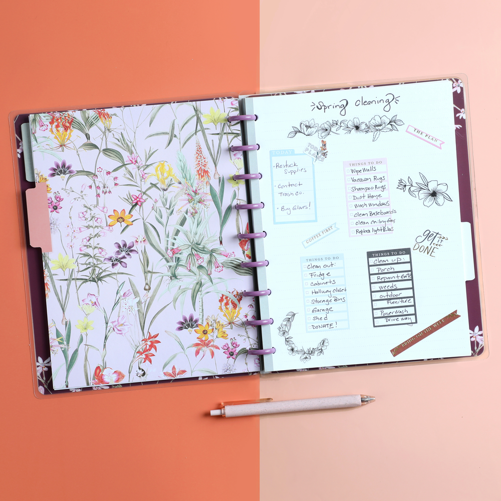 Spring Botanicals Target Spring Botanicals Bundle - Notebook + Accessories + Stickers – Happy ...