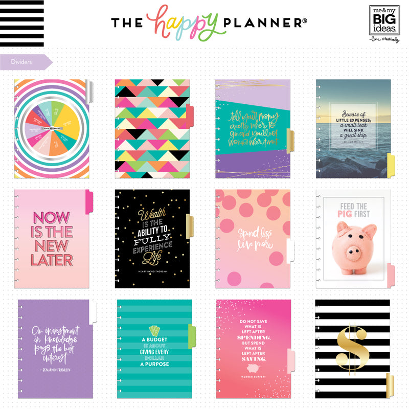The Happy Planner® 12 Month Box Kit - Wealth (budget)