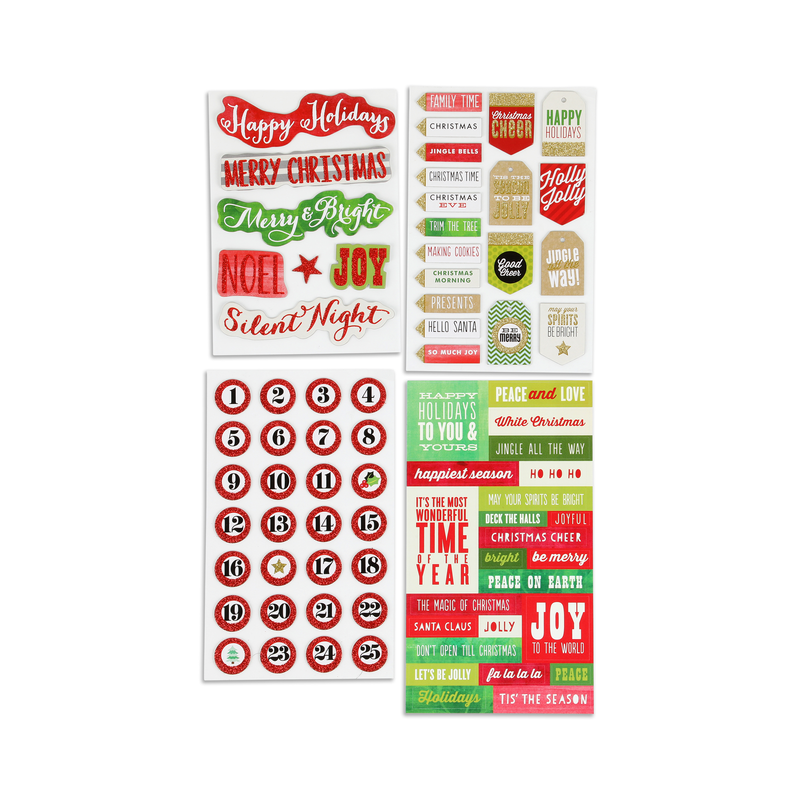 Holiday Tags - 4 Sticker Sheets