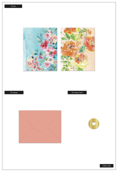 Elegant Florals Note Cards