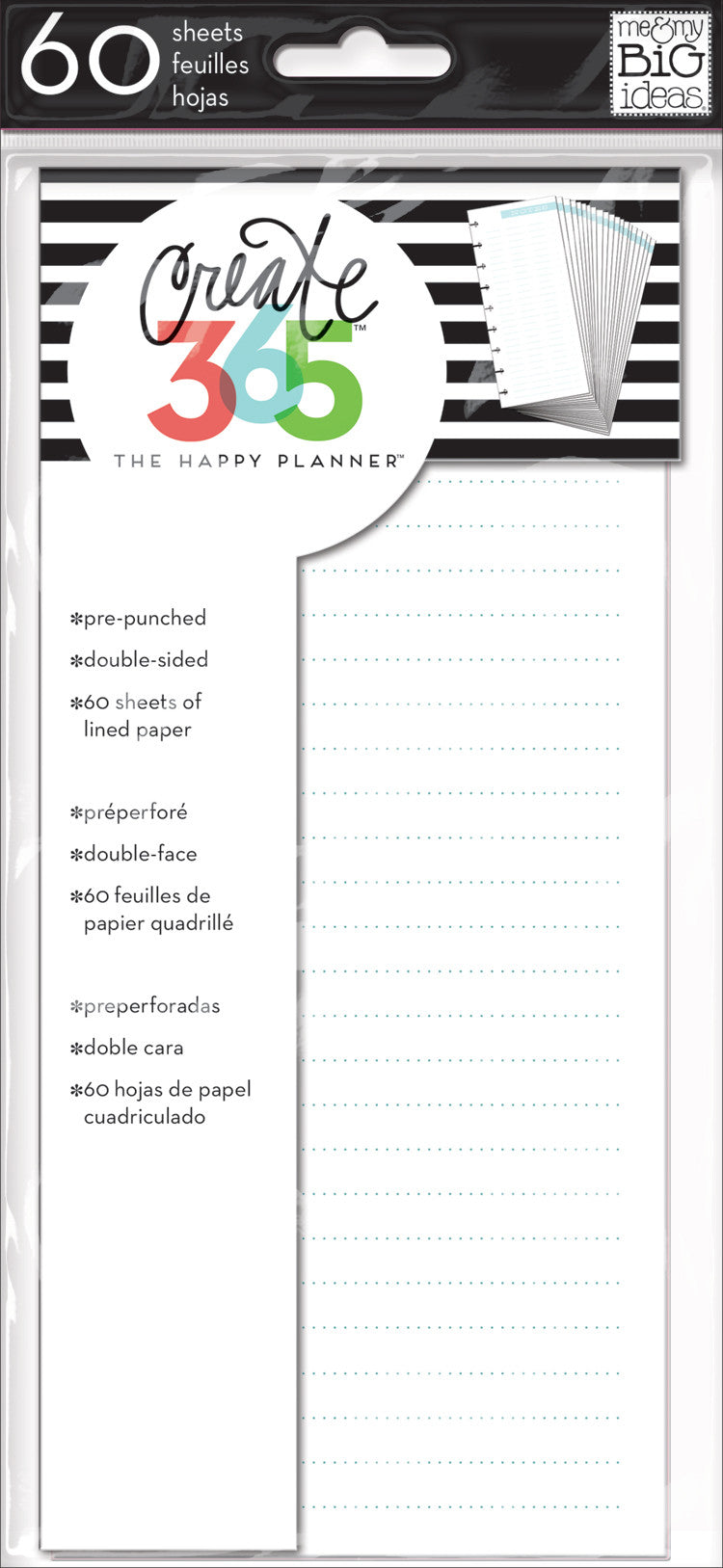 Note Paper - Half Sheet - Classic – Happy Planner