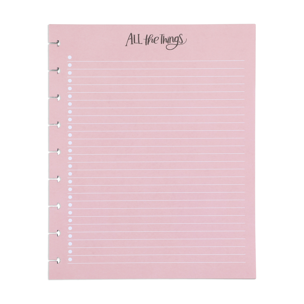 Paper Note Classy Classic Note Paper – Happy Planner