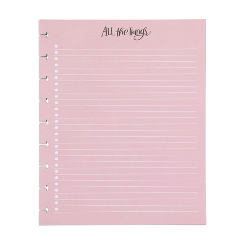 Classic Note Paper – Happy Planner