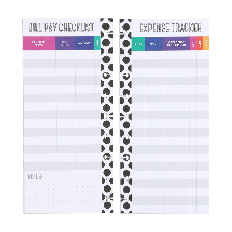 Budget Half Sheet Classic Happy Planner