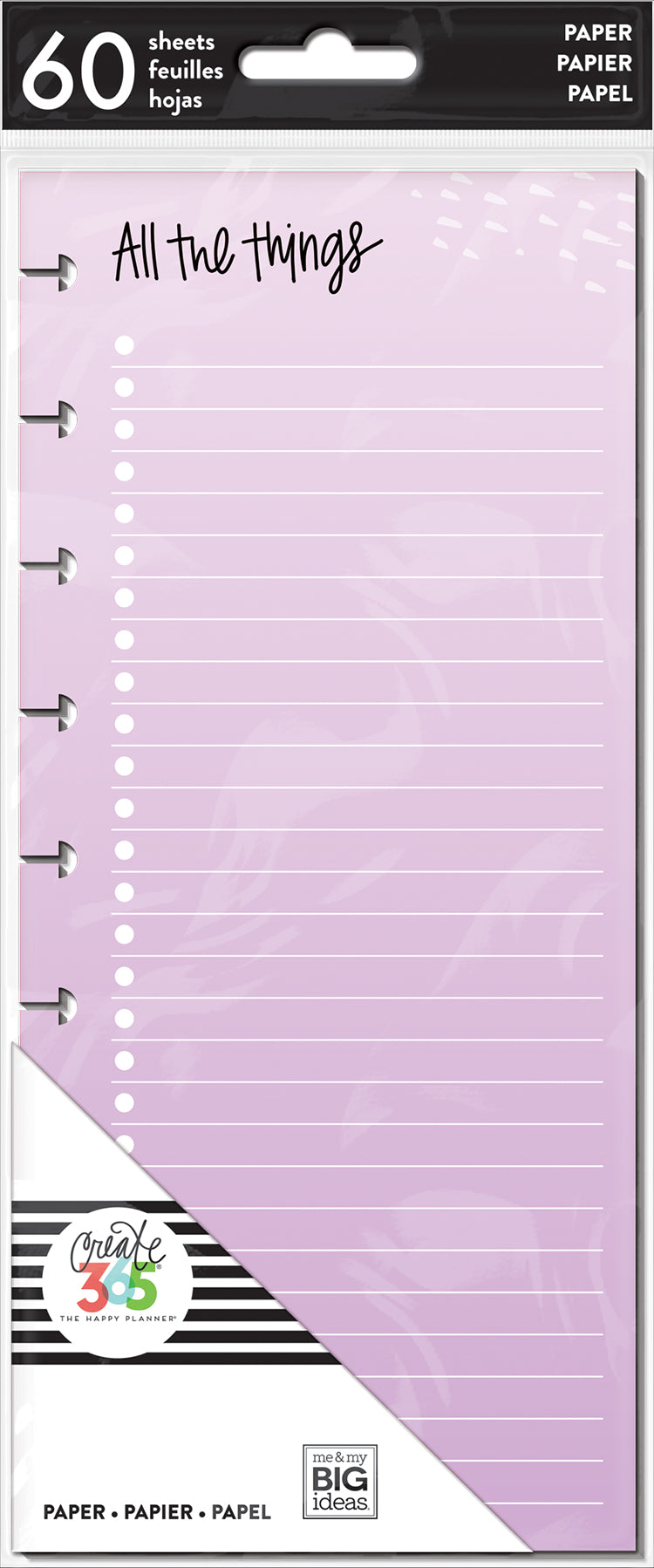 Colored Paper - Half Sheet - Classic – Happy Planner