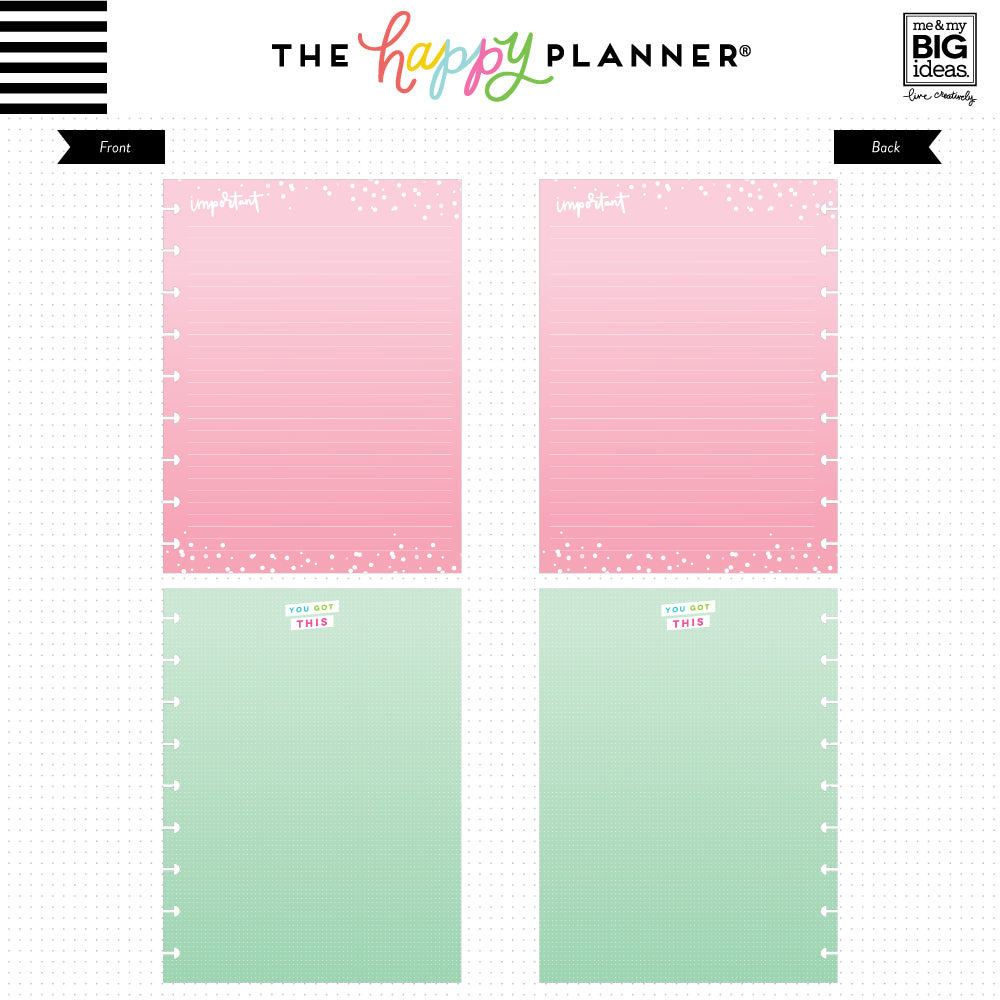 Colorful Fill Paper - Classic – Happy Planner