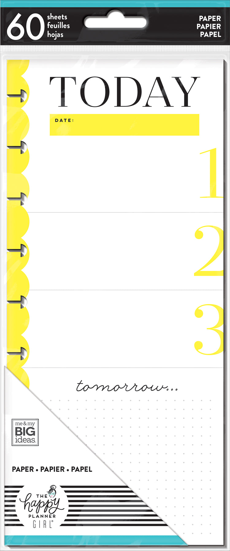 Classic Half Sheet Note Paper - Today – Happy Planner