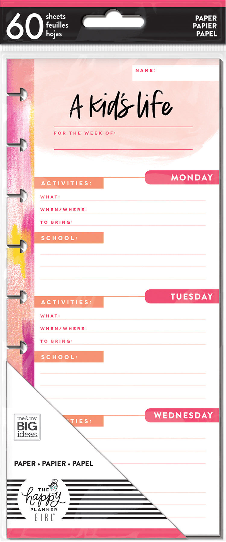 Classic Half Sheet Note Paper - Super Mom – Happy Planner