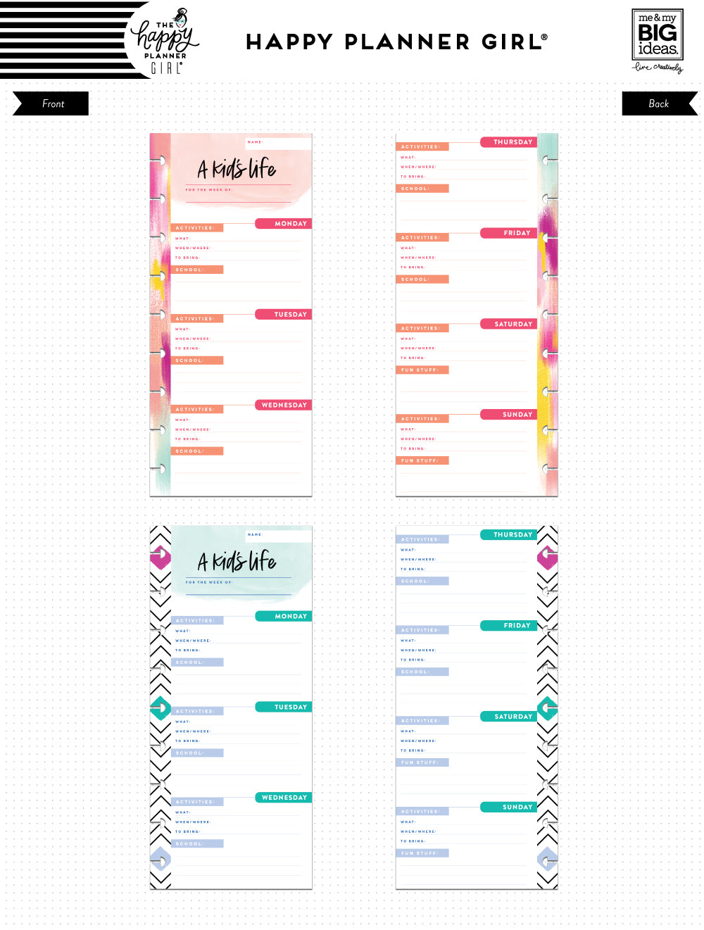Classic Half Sheet Note Paper - Super Mom – Happy Planner
