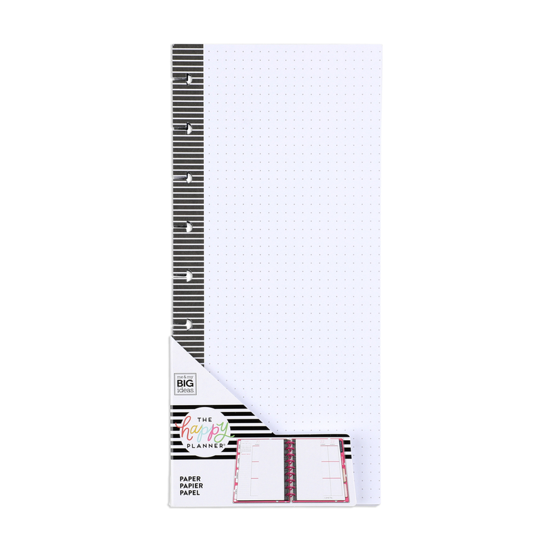Half Sheet Note Paper Classic Dot Grid Happy Planner