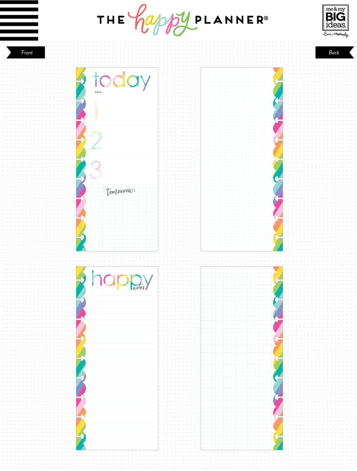 Classic Half Sheet Note Paper - Priority – Happy Planner classic-half-sheet-note-paper-priority-happy-planner