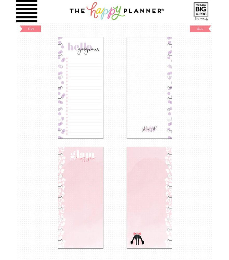 Classic Half Sheet Note Paper - Glam Girl