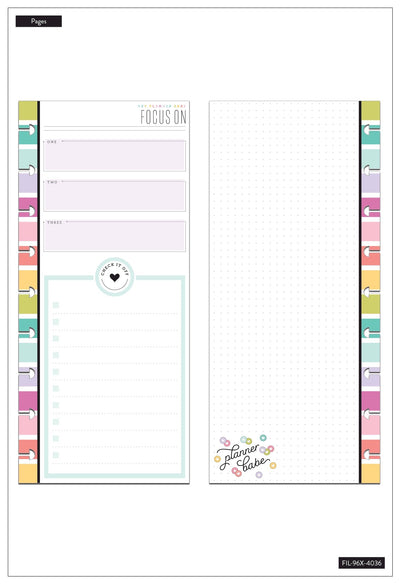 Classic Half Sheet Note Paper - Focus - Planner Babe