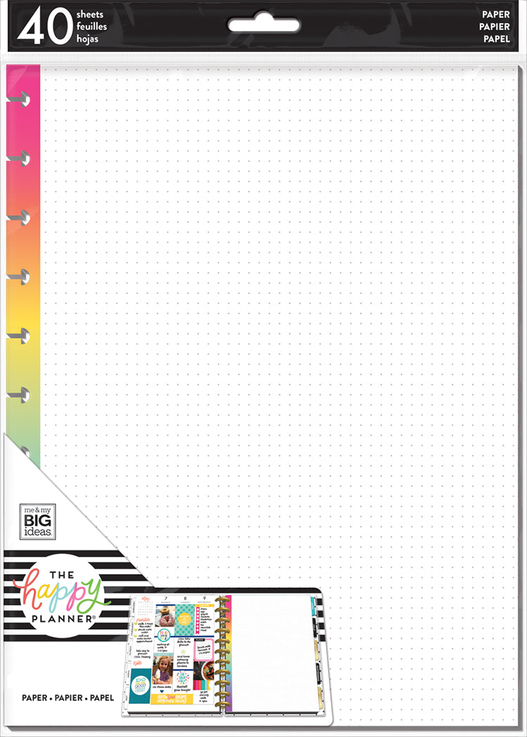 Rainbow Dot Grid Fill Paper - BIG