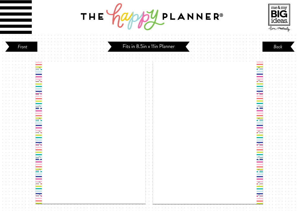 BIG Note Paper - Blank – Happy Planner