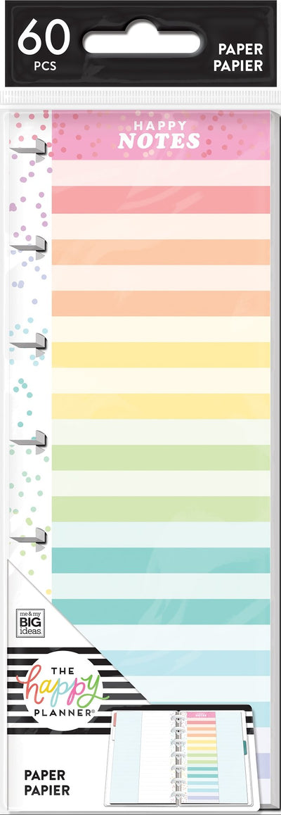 Mini Filler Paper - Color Stripe – Happy Planner