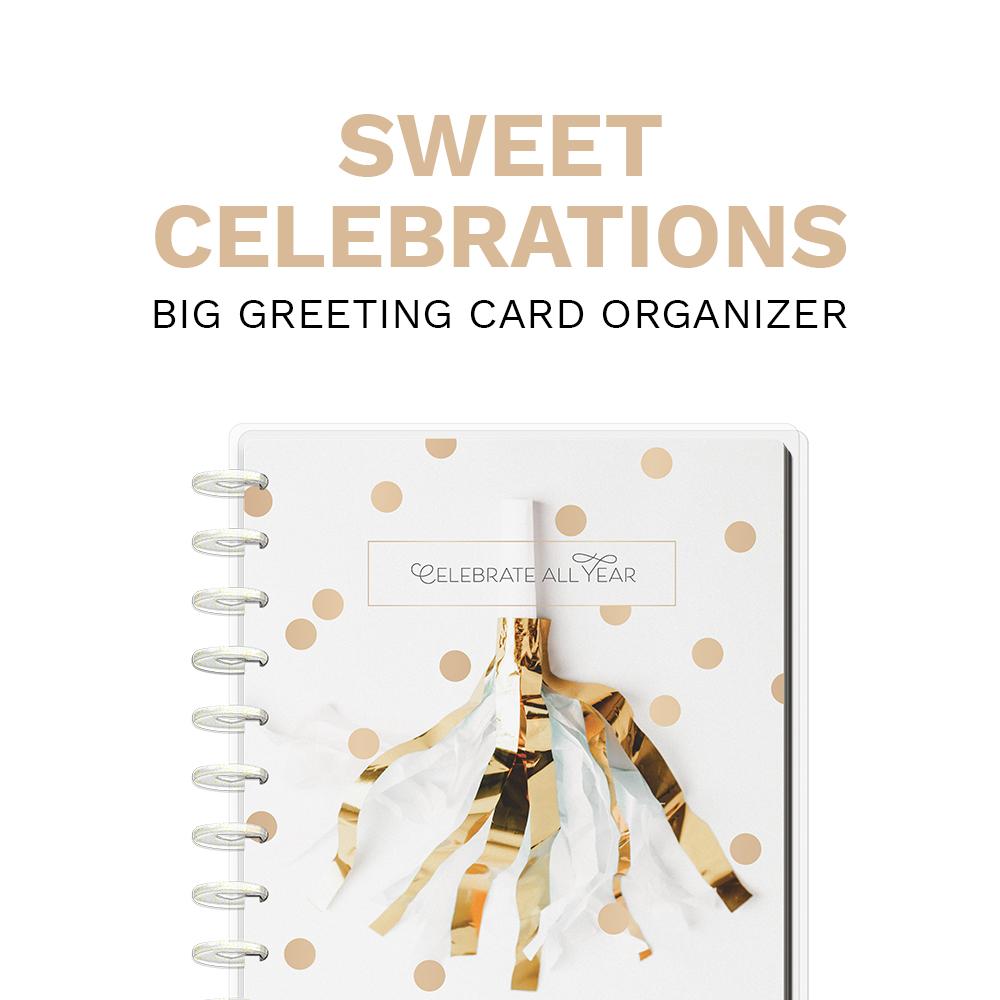 Sweet Celebrations Big Greeting Card Organizer – Happy Planner