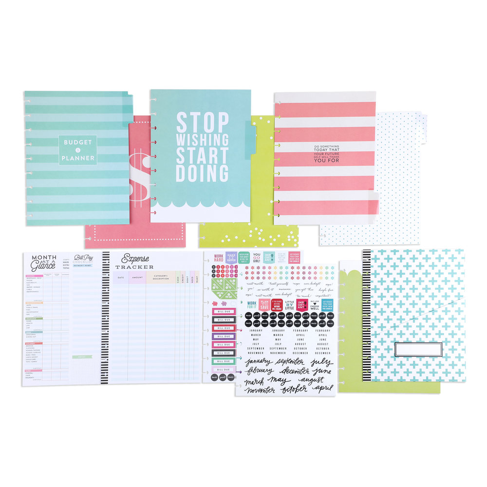Happy Planner Medium Undated Planner Extension Pages-Budget