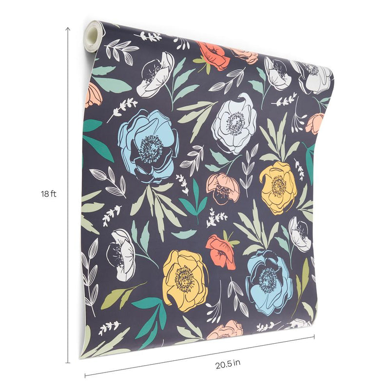 Wallpaper - Kristin Colorful Blooms