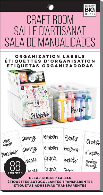 Craft Room - Organization Labels