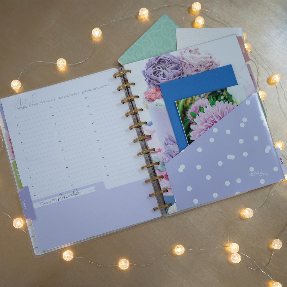 Floral Month by Month Greeting Card Organizer Book with 24 Pockets, Card  and File Keeper Dividers for Birthdays, Weddings, Milestones, Graduation  Parties, Holiday Reminders (8.5 x 10 In) 