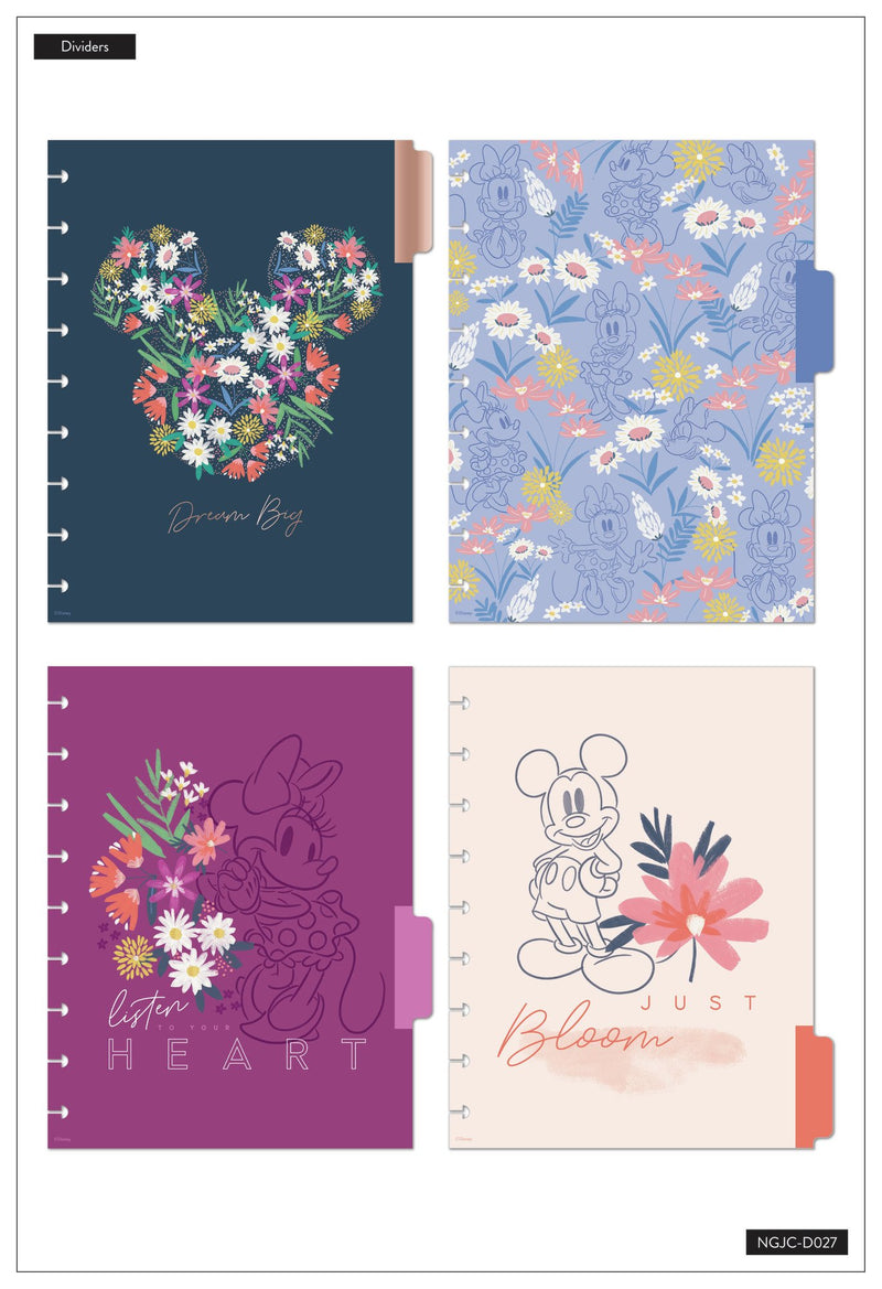 Disney © Mickey Mouse & Minnie Mouse Floral Find Inspiration Classic Guided Journal