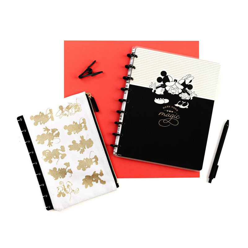 Disney © Mickey Mouse & Minnie Mouse Classic Notebook and Pouch Kit
