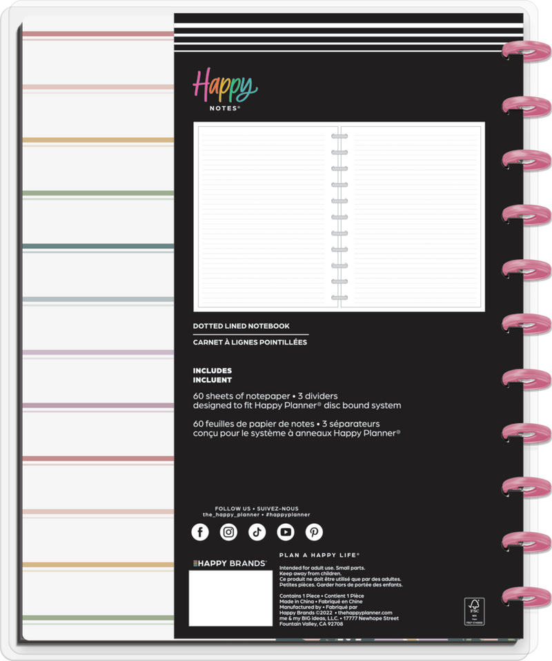 Happy Planner Disc-Bound 12-Month Planner, July 2024-June 2025 Daily