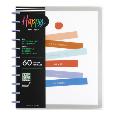 Teacher Notes - Dotted Lined Big Notebook - 60 Sheets