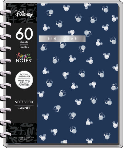 Disney© Mickey Mouse & Minnie Mouse Indigo Big Notebook