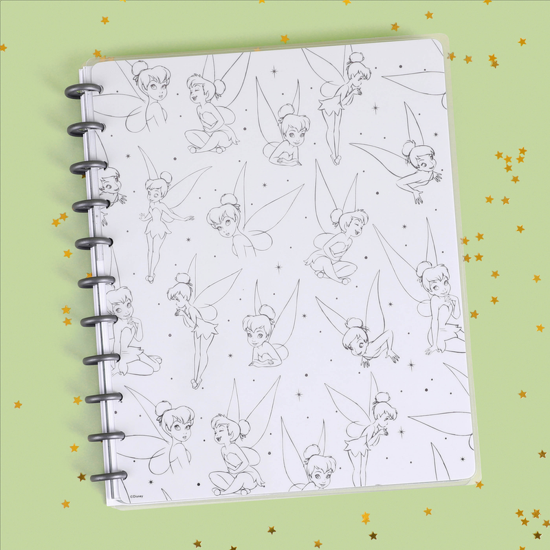Disney Tinker Bell Find Your Wings - Dotted Lined Big Notebook - 60 Sheets