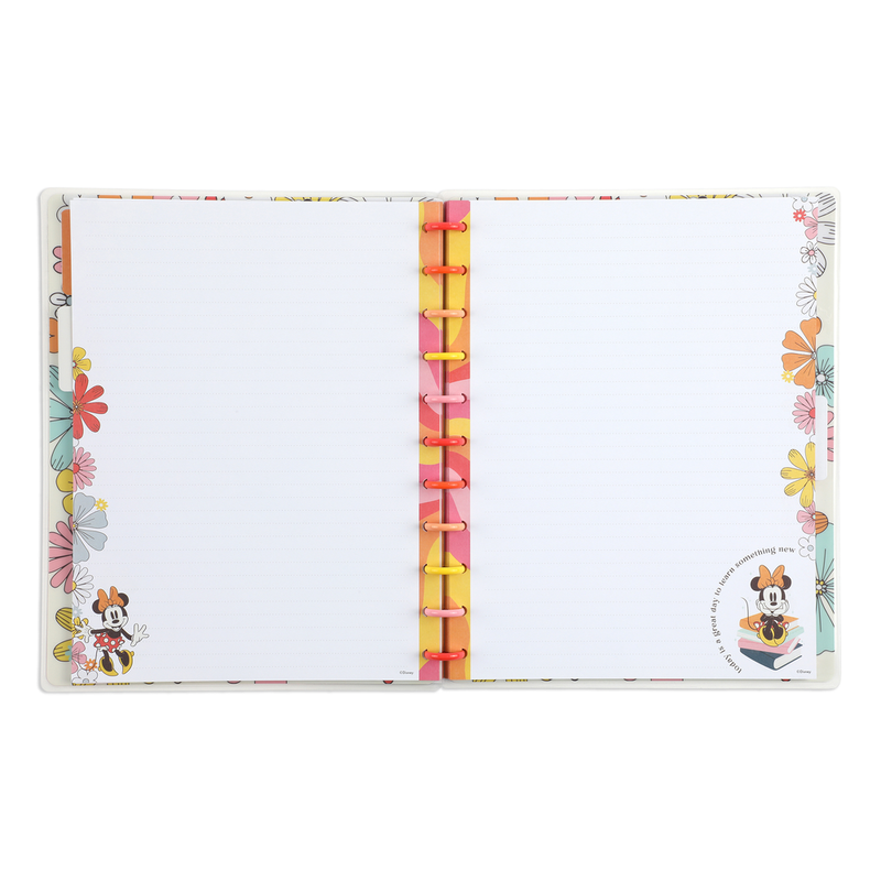 Disney Sunny Minnie Teacher - Dotted Lined Big Teacher Notebook - 60 Sheets