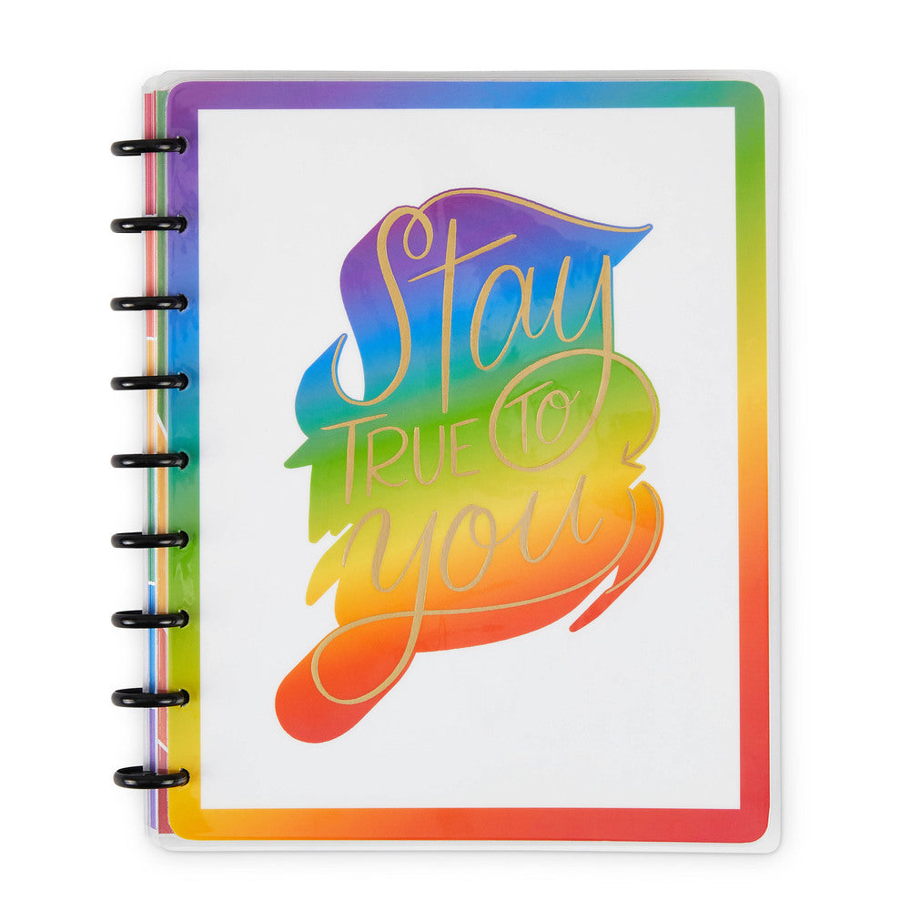Stay True - Classic Rainbow Pride Notebook – Happy Planner
