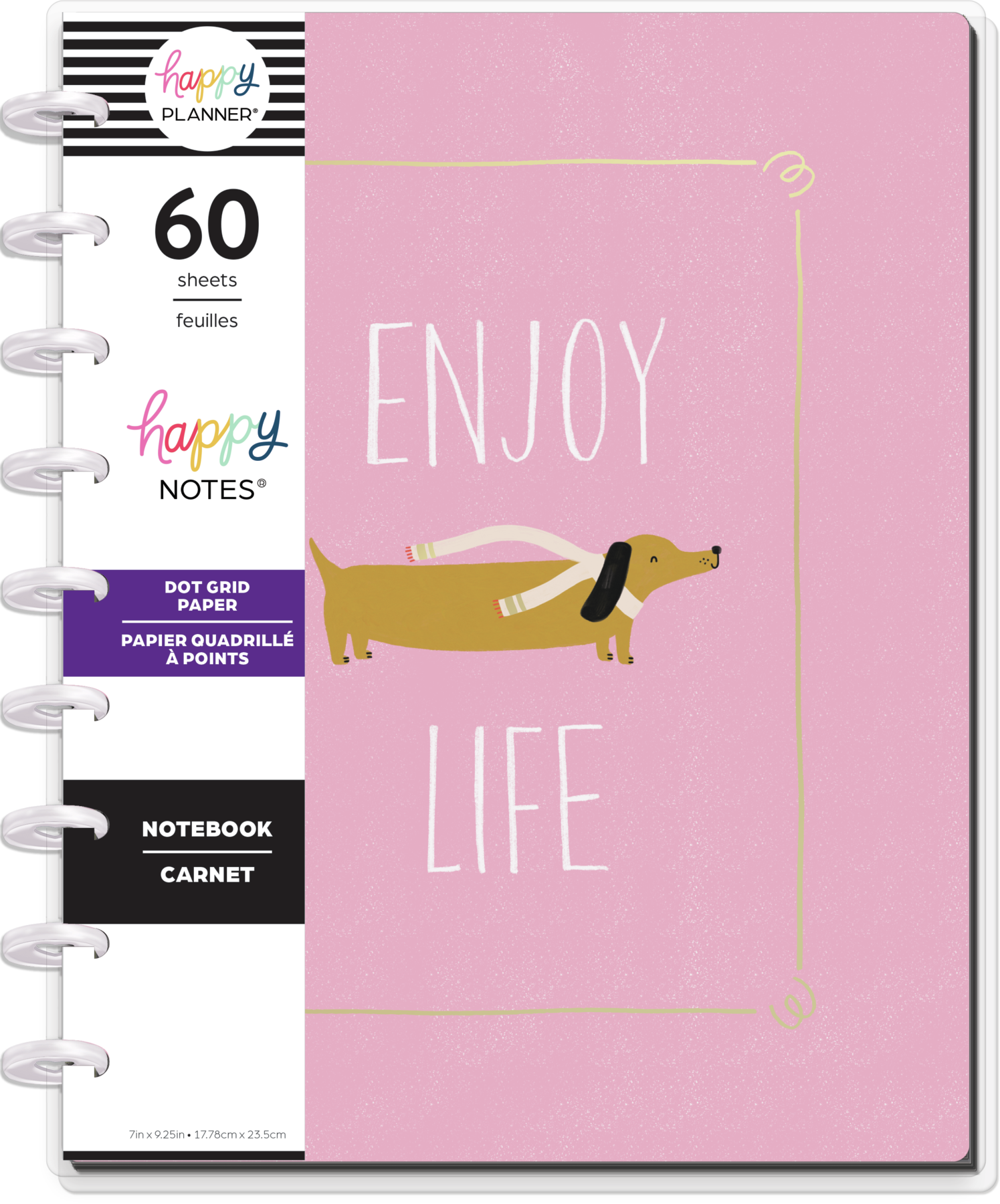 Cozy Notebook Cozy Pet Critters Classic Notebook - Dot Grid Pages - 60 Sheets – Happy ...