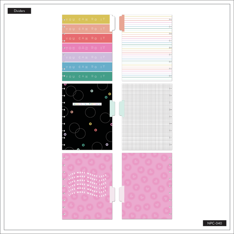 HPC Happy Planner Classic Size Blank Paper