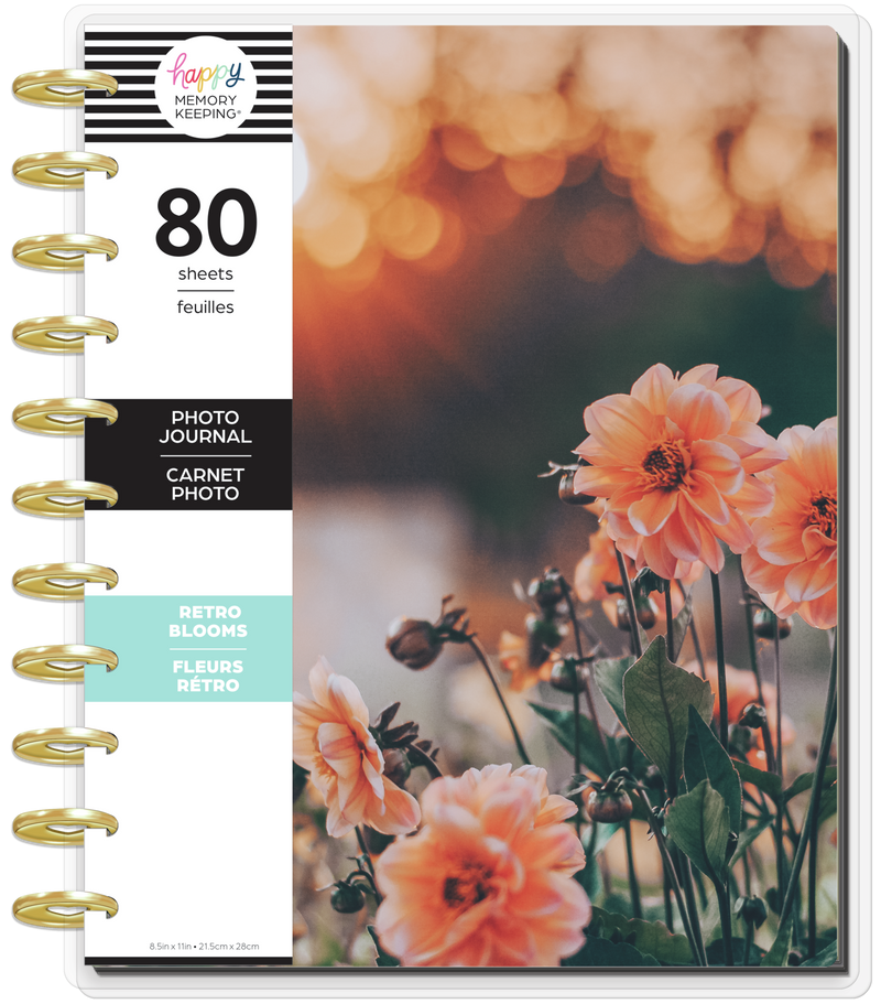 Happy Memory Keeping® Retro Blooms -  DELUXE Big Photo Journal