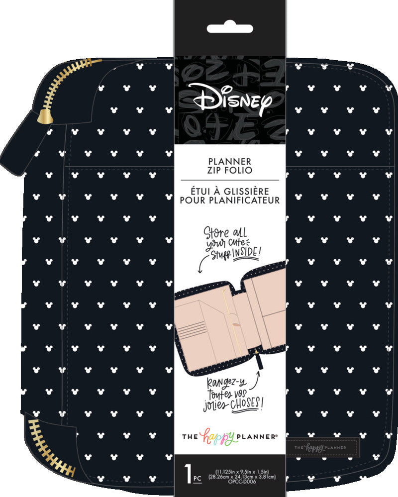 Disney © Mickey Mouse Colorblock Classic Planner Zip Folio