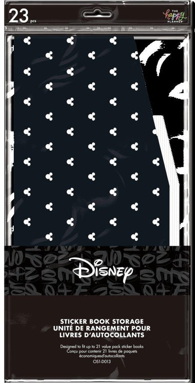 Disney© Modern Mickey Mouse & Minnie Mouse Sticker Pad Storage