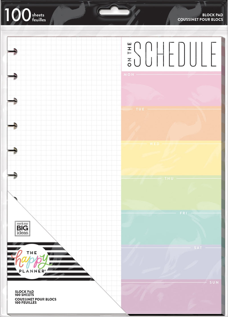 Pastel Block Wellness Journal Pages