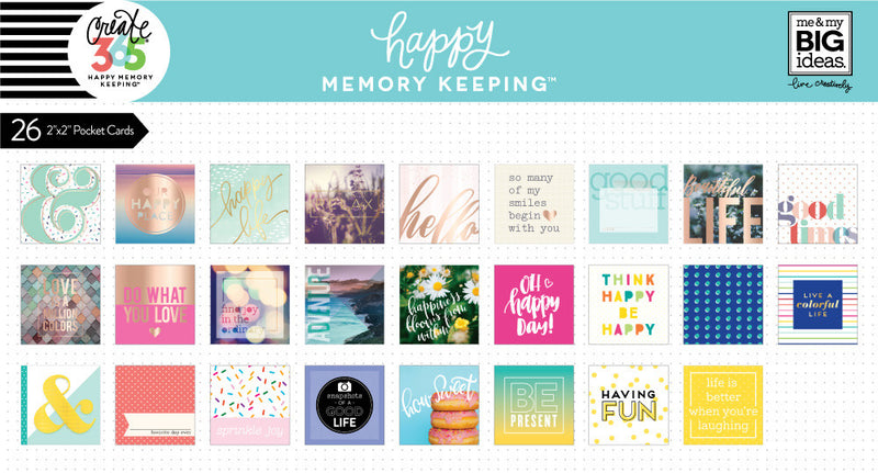 Happy Memory Keeping® BIG Pocket Cards