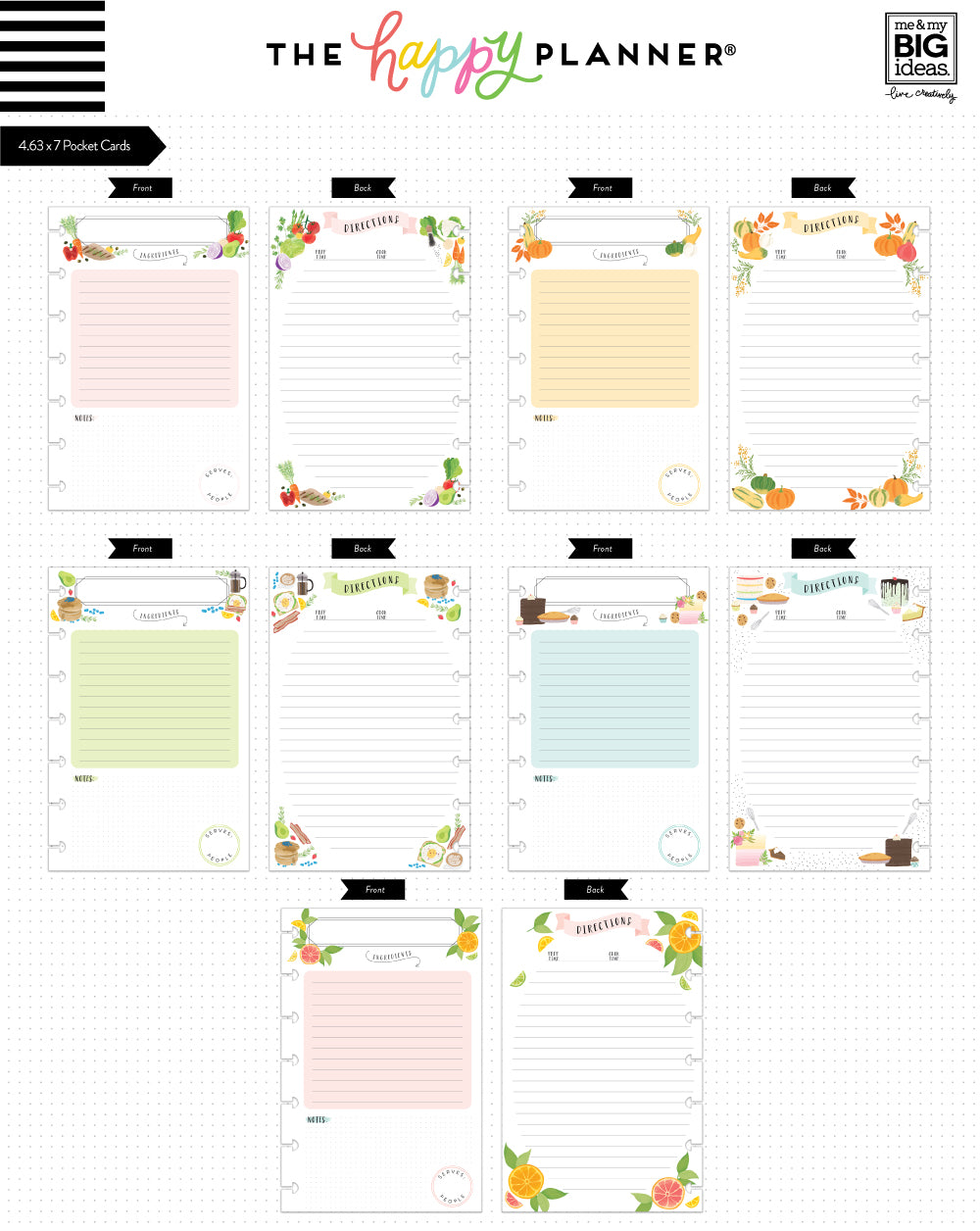 Recipe Cards – Happy Planner recipe-cards-happy-planner